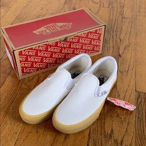 Vans classic slip on marshmallow gum